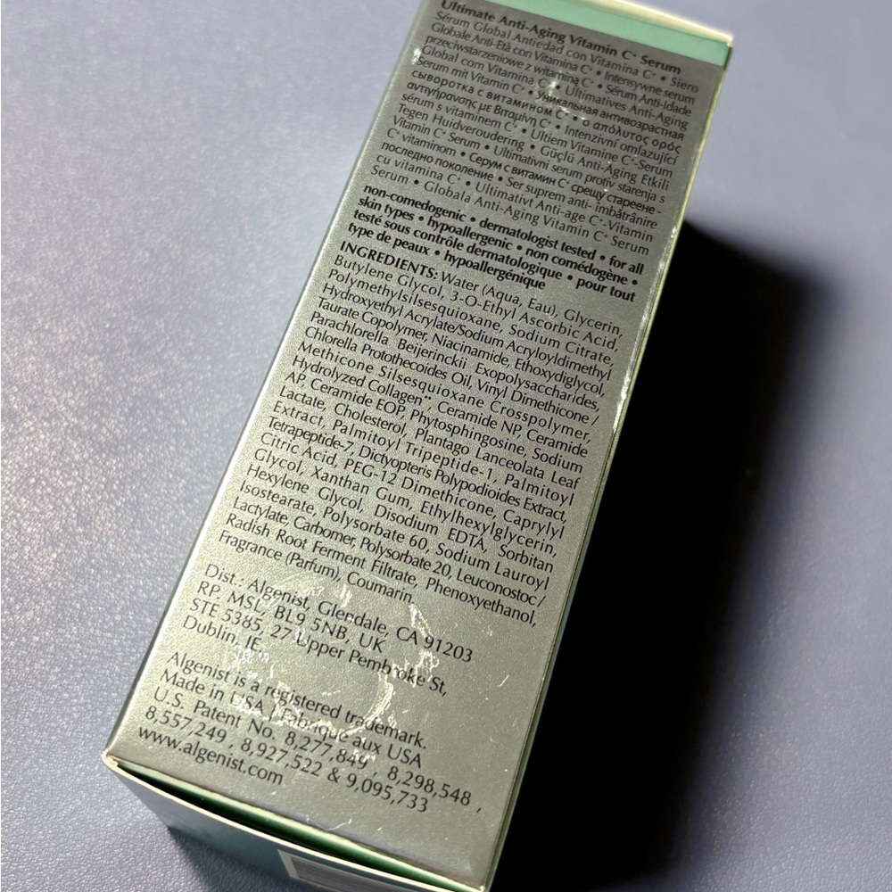 Algenist Genius Ultimate Anti-Aging Vitamin C Serum - 1oz / 30ml New In Box - Picture 2 of 5